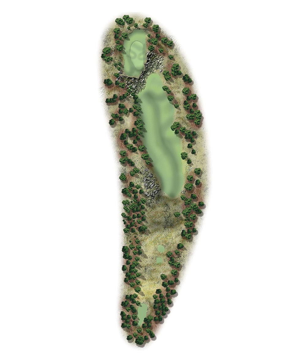 Map Of Clear Creek Golf Hole Fifteen 1 1